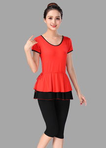 舞動(dòng)時(shí)尚，舒適升級(jí)——新款莫代爾廣場(chǎng)舞套裝引領(lǐng)潮流